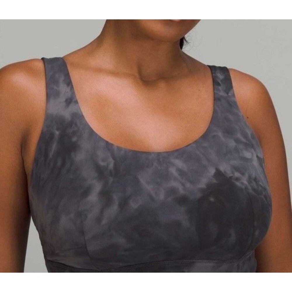Lululemon Size 8 Align Bra A/B Cup Diamond Dye Gray Light Support